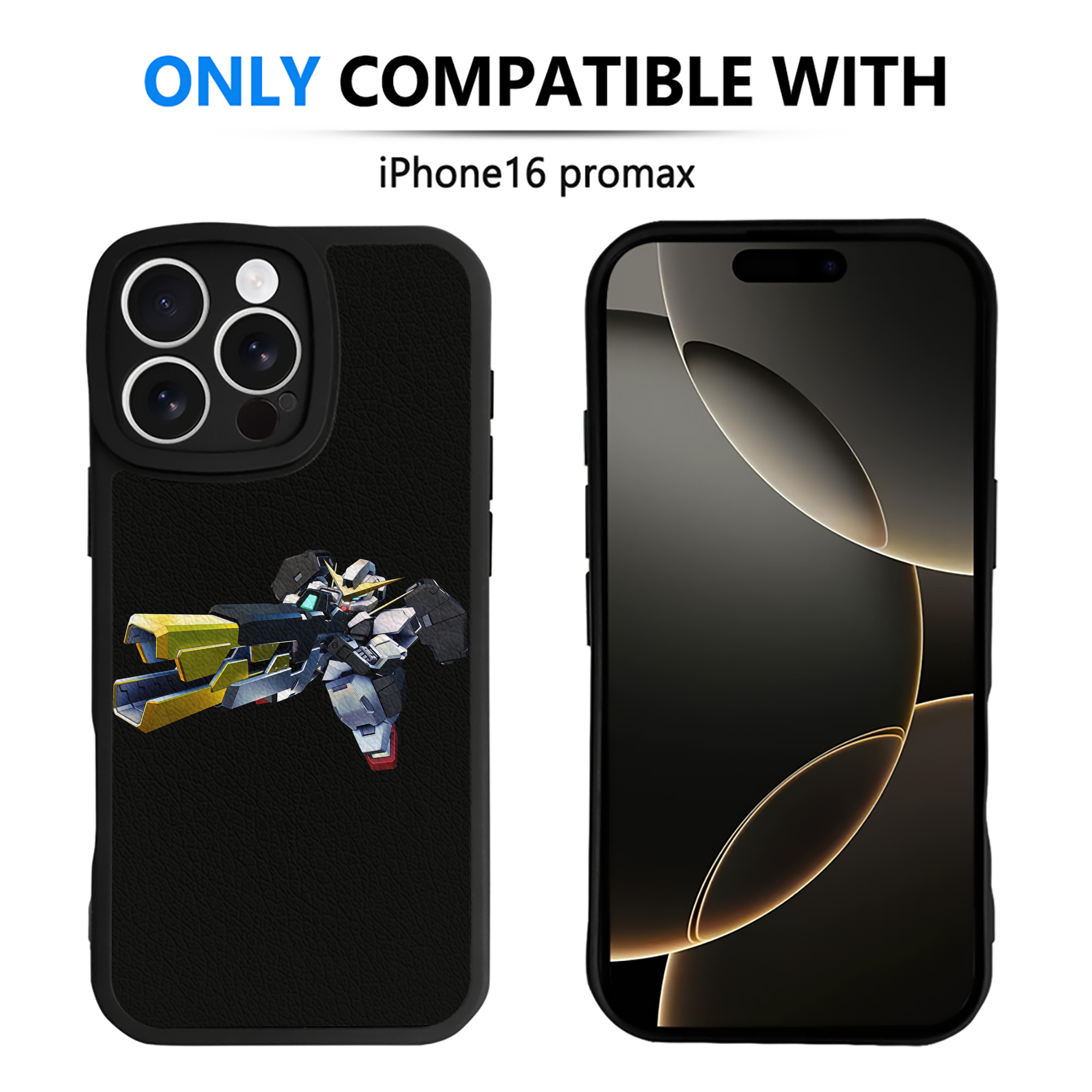（画像用） 機動戦士ガンダム Mobile Suit Gundam 【iPhone 16シリーズ対応】シリコンスマホケース（レザー調） 材質：シリコン